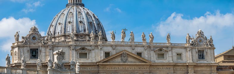 St. Peter’s Basilica dome to underground grottos small-group tour